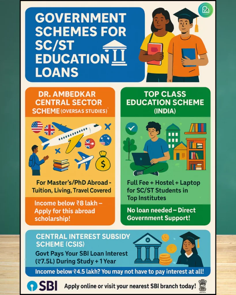 Education Loan for SC ST Students​